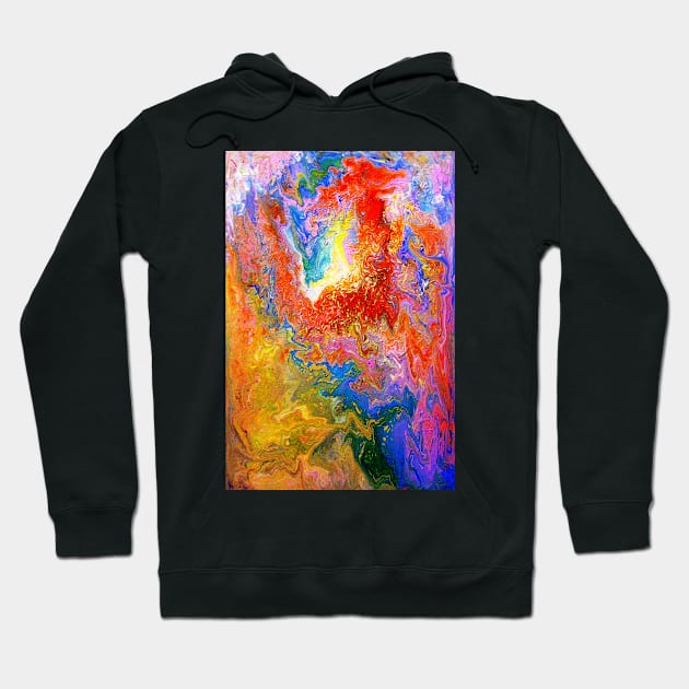 Abstraction game color Hoodie by OLHADARCHUKART